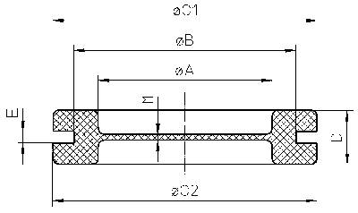 Ses sterling 01330357010 passe fils à membrane dg pvc 36