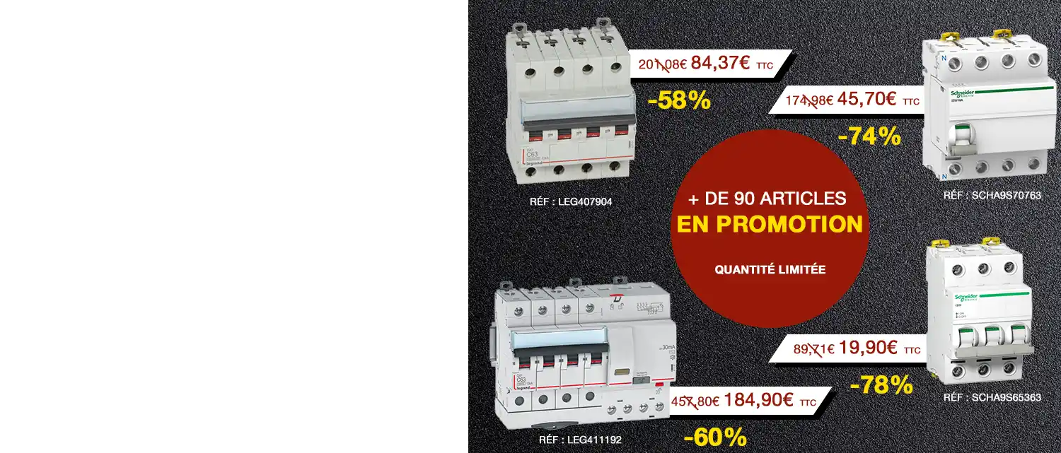 Promo : disjoncteurs tertiaires