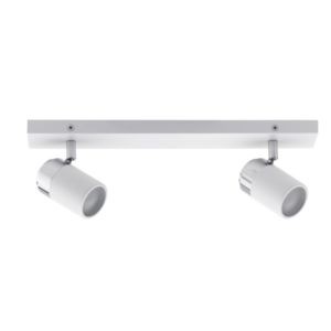 Spot LED Paulmann 2x3,5W Zyli IP44 230V, blanc/chrome