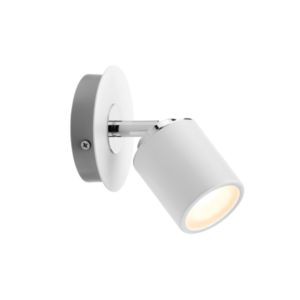 Spot LED Paulmann 1x3,5W Tube IP44 230V, blanc/chrome