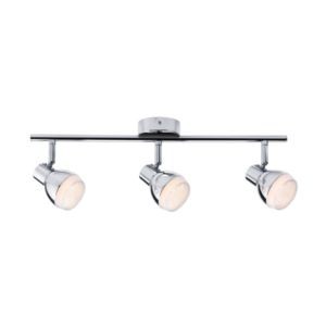 Réglette Paulmann gloss LED 3x4,6w chrome 230v plastique