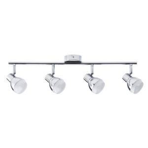 Réglette Paulmann gloss LED 4x4,6w chrome 230v plastique