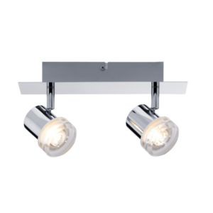 Réglette Paulmann pearl LED 2x3,2w chrome 230v métal