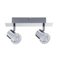 Réglette Paulmann pearl LED 2x3,2w chrome 230v métal