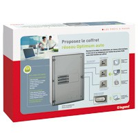 Solution complète pré-câblée pour 12 prises rj 45 multimédia (8 auto / 4 manuelles)