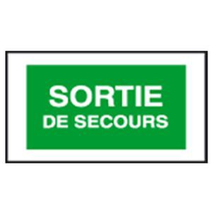 Pour éclairage de sécurité, signalisation additionnelle