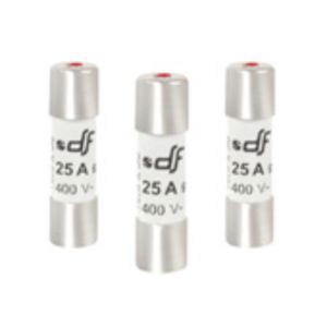 Sachet de 3 fusibles Debflex avec voyant 10,3x38 25a 380v