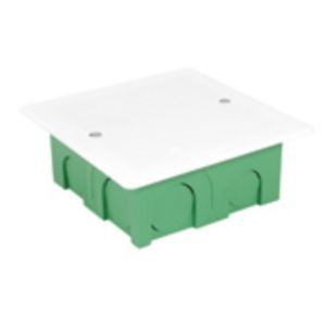 Boîte carrée Debflex dim 90x90x40mm vert sous film
