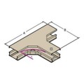 Planet Wattohm - Couvercle de dérivation en Té pour profilés 225 x 50 et 225 x 75