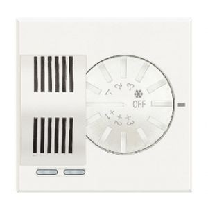 Thermostat Sonde + réglage temp. - 2 modules - Axolute White