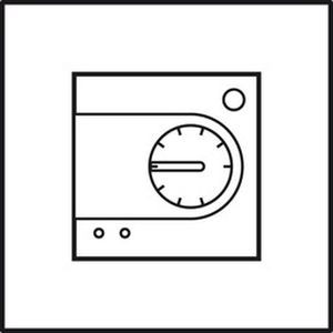 Myhome - thermostat sonde Arnould ART épure blanc satin