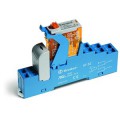 Interface modulaire 2rt 8a 24vdc extracteur plastique borne ressort (4C5290240050SPA)