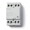 Contacteur modulaire 230…240vac/dc 4nc 63a agsno2 indicateur mecanique (226402304410)