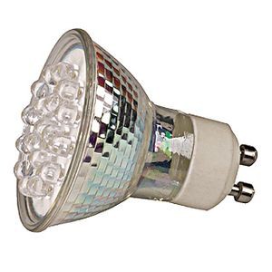 LEDI LIGHT GU10 AVEC 18 LED BLANCHES