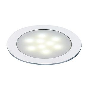 LED SLIM, ENCASTRE SOL 9 SMD LED BLANCHES, ALU ANODISE, IP67