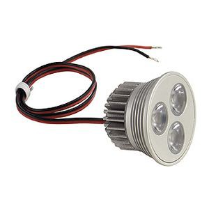 MR16 LED INSERT 3x1,2W, 350mA, LED BLANC CHAUD, 35°