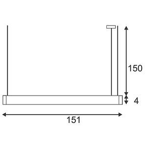 DURANZ SUSPENSION 2x35W T5