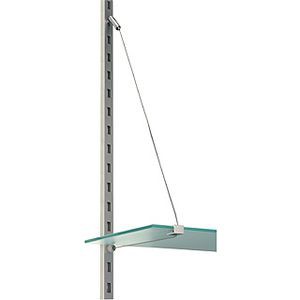 C-TRACK, T.B.T., CABLES SUPPORT ETAGERE GRIS ARGENT