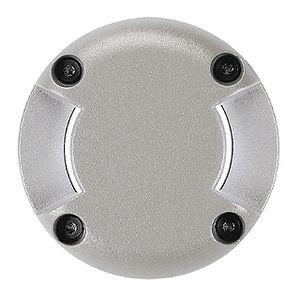 LED PLOT ROND POUR LED PLOT INSERT, 2 FENETRES, GRIS ARGENT