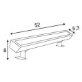 GALEN LED PROFIL, 15X1W POWERLED BLANCHES