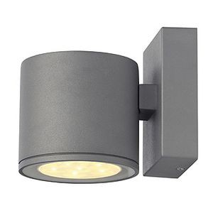 SITRA LED, APPLIQUE RONDE, GRIS ARGENT, 6x1W LED BLANC CHAUD