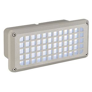 BRICK MESH LED, GRIS ARGENT, LED BLANCHE