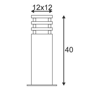 ARROCK GRES 40, E27, 15W MAX.