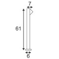 Borne extérieure DELWA BORNE LED BLANC CHAUD 4x1W ANTHRACITEBorne extérieure  - SLV by Declic