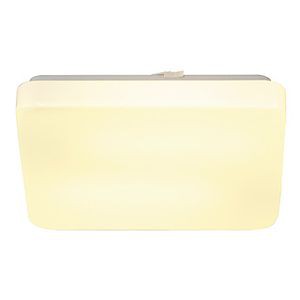 CL 134 TC-L, APPLIQUE/PLAFONNIER CARRE, BLANC, PVC, 2xTC-L, 18W