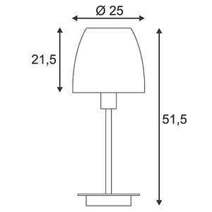 RIOTTE, LAMPE A POSER