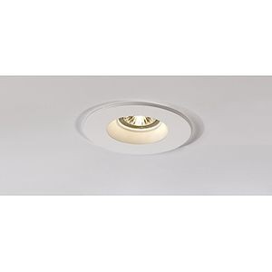 GL 109 HORN, ENCASTRÉ PLAFOND ROND, BLANC, EN PLÂTRE, MR16 MAX. 35W