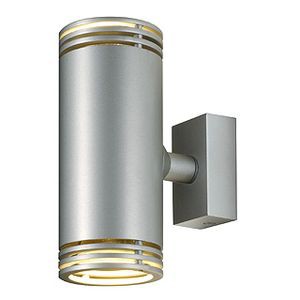 BARRO UP/DOWN APPLIQUE GU10 2X50W GRIS ARGENT