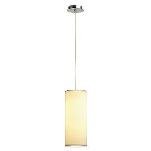 SOPRANA PD-3, SUSPENSION, DIFFUSEUR ROND, TISSU BLANC, E27