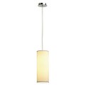 SOPRANA PD-3, SUSPENSION, DIFFUSEUR ROND, TISSU BLANC, E27