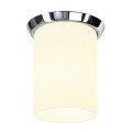 TUBE VERRE E27, 60W MAX., BLANC/CHROME