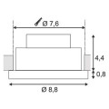 Spot encastré EYEDOWN LED 6x1W BLANC CHAUD - SLV by Declic