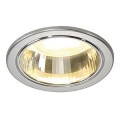 DL 181 GX53, ENCASTRE PLAFOND ROND, GRIS ARGENT, MAX. 11W