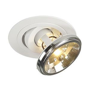 CMH DOWNLIGHT QRB111, ROND, BLANC, 75W MAX.