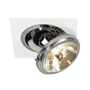 CMH DOWNLIGHT QRB111, ROND, GRIS ARGENT, 75W MAX.