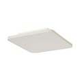 Plastra square applique, plâtre blanc, 48 led, 3000k