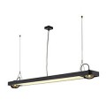 AIXLIGHT R2 OFFICE T5, SUSPENSION ARRONDIE, GRIS ARGENT max. 2xT5 54W 