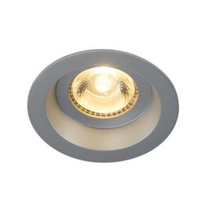 BOOST IP44 6W, ENCASTRE, ROND, GRIS ARGENT, LED BLANC CHAUD