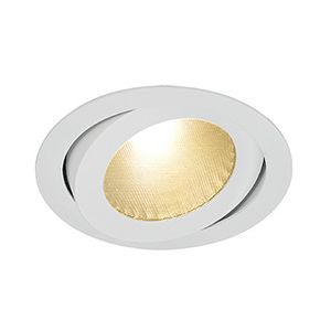 BOOST B TURNO 13W, ENCASTRE ORIENTABLE, ROND, BLANC, LED BLANC CHAUD