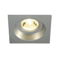 Boost carre ip44 encastré, gris argent, 6w led, 3000k