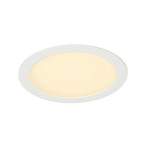 Eco led panel rond encastré, rond, blanc, 10w, 3000k