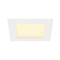 Eco led panel carre encastré, carré, blanc, 10w, 3000k