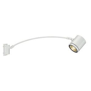 Enola_c curved spot sur tige, rond, blanc, 9w led, 3000k