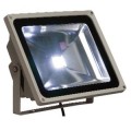LED OUTDOOR BEAM, GRIS ARGENT, 50W, LED BLANC CHAUD, 130°