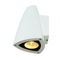 Cone gu10 applique, blanc, max. 50w, ip44