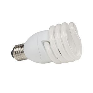 E27, 23W, lampe éco. énergie , forme spirale, 2700K